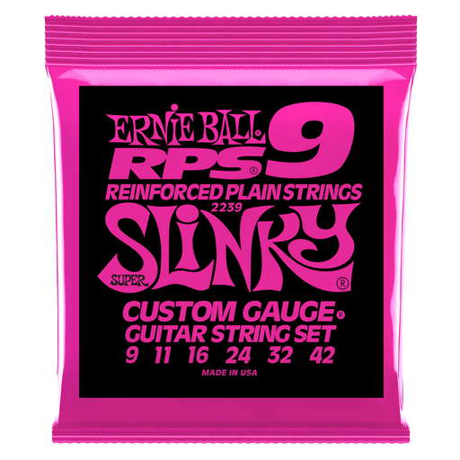 Ernie Ball Super Slinky RPS Nickel Wound Electric Guitar Strings - 9-42