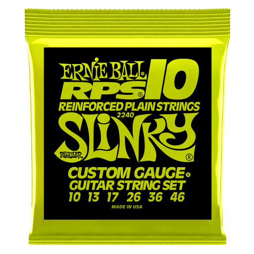 Ernie Ball Regular Slinky RPS Nickel Wound Electric Guitar Strings - 10-46