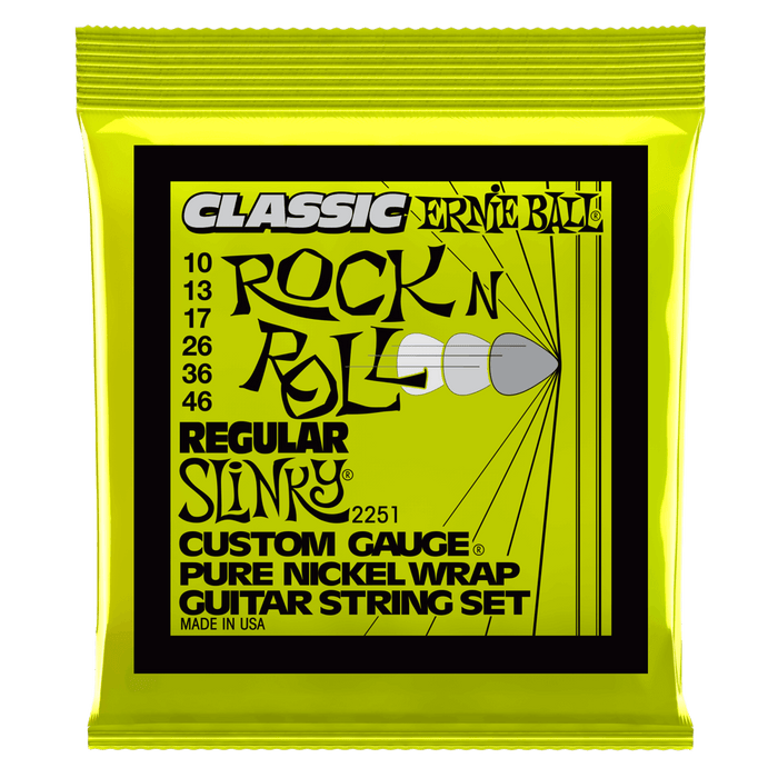 Ernie ball nickel discount slinky electric guitar strings