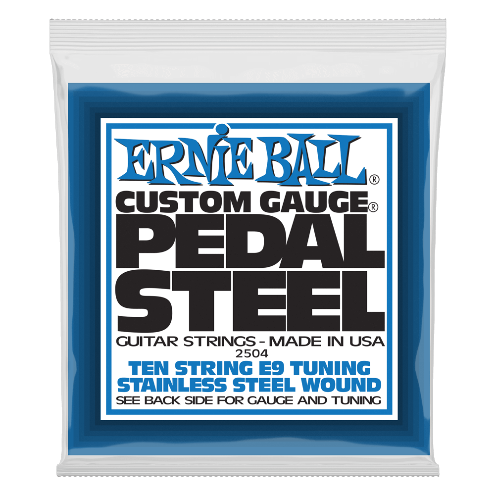 Ernie Ball Pedal Steel 10-String E9 Tuning Stainless Steel Wound Electric Guitar Strings