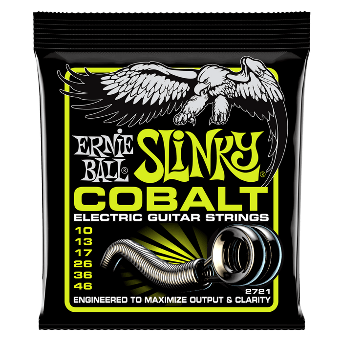 Ernie Ball Regular Slinky Cobalt Electric Guitar Strings - 10-46