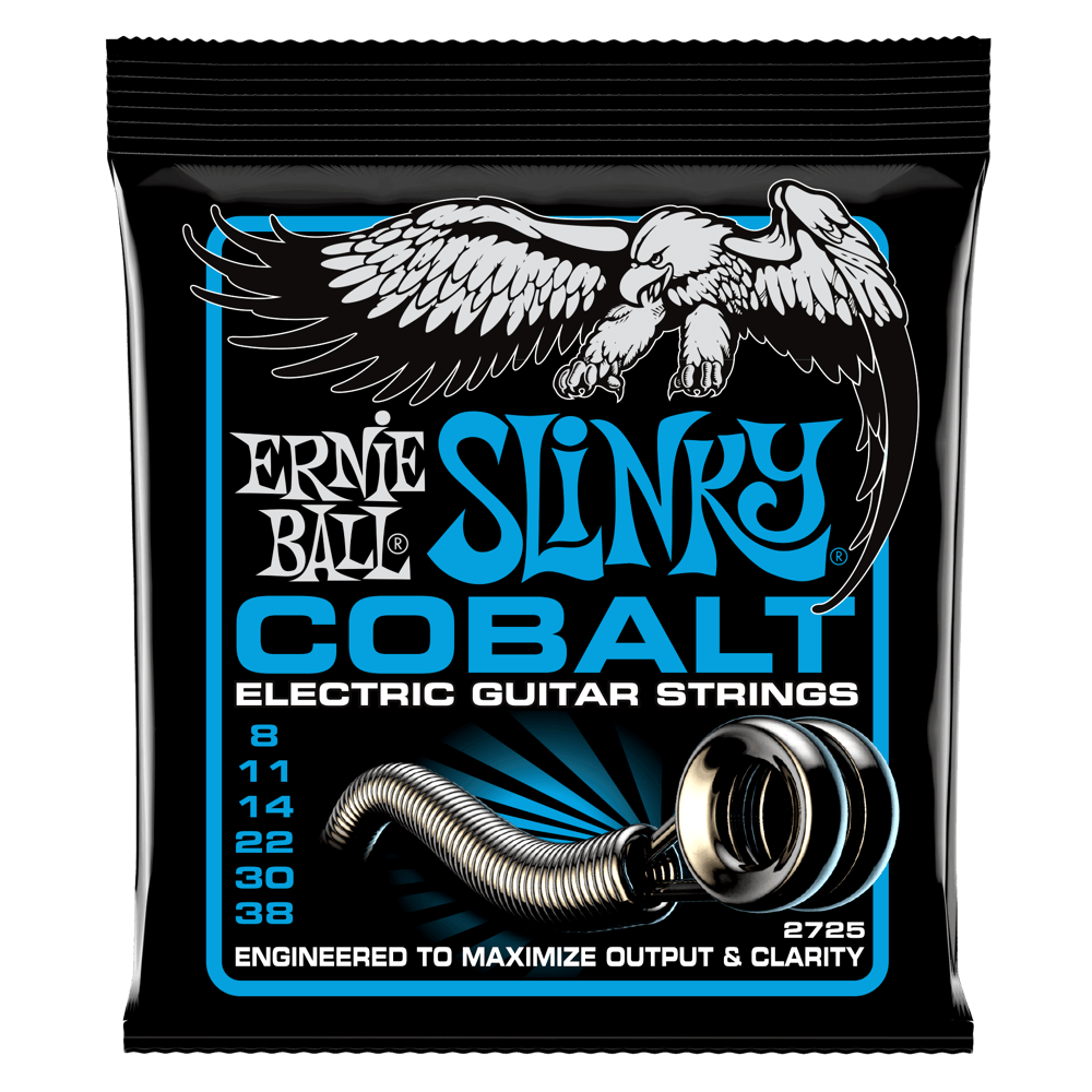 Ernie Ball Extra Slinky Cobalt Electric Guitar Strings - 8-38