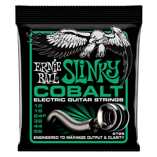 Ernie Ball Not Even Slinky Cobalt Electric Guitar Strings - 12-56