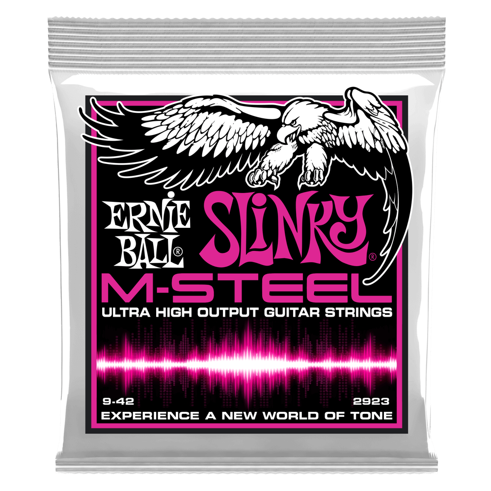 Ernie Ball Super Slinky M Steel Electric Guitar Strings 9 42