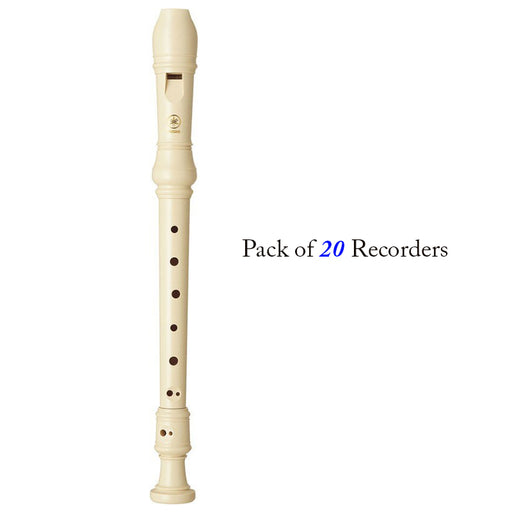Yamaha Soprano Recorder YRS24B Pack of 20