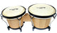 Percussion Plus 6 & 6-3/4" Wooden Bongos in Gloss Lacquer Finish (3 Colours)