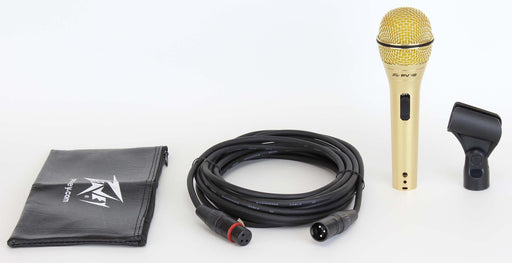 Peavey PVi2 Gold Dynamic Cardioid Microphone with Cable