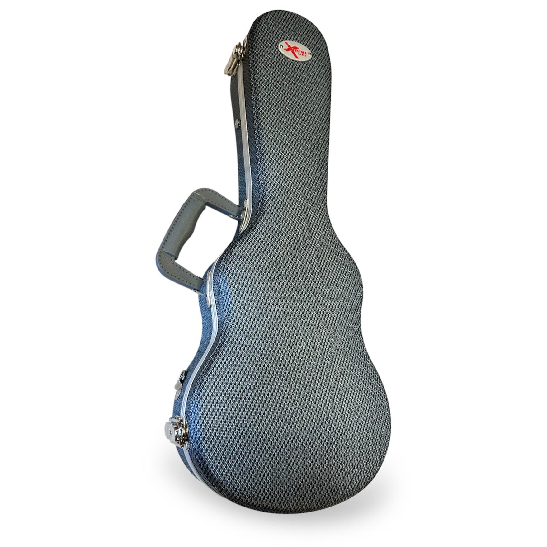 Xtreme Ukulele Hard Case ABS Grey Diamond Pattern (3 sizes)