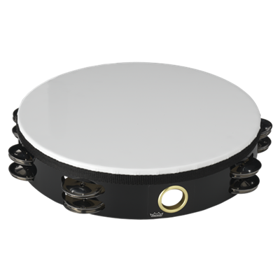 REMO 10" Tambourine with Double Row Of Jingles