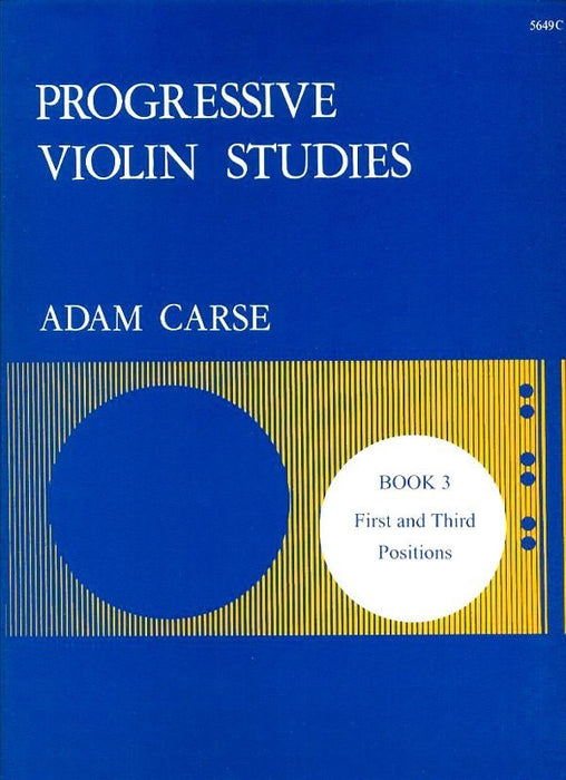Progressive Violin Studies by Adam Carse