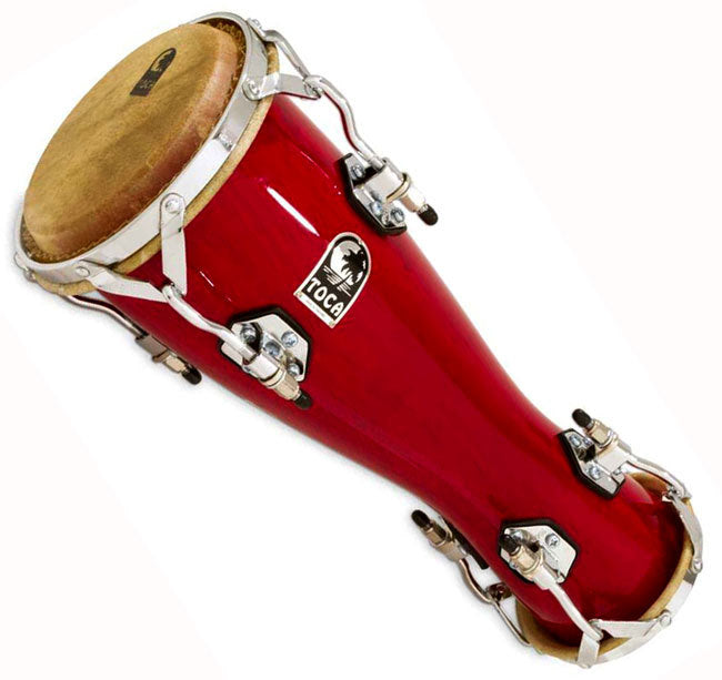 Toca Small Bata Drum Oconcolo in Bright Red Lacquer Finish