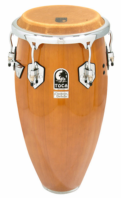 Toca Custom Deluxe Series 12-1/2" Wooden Tumba in Antique Maple