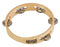 Toca Players Series 7-1/2" Wooden Tambourine with Single Row Of Jingles