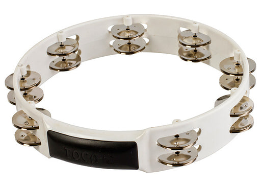 Toca Players Series 10" PVC Shell Tambourine with Double Nickel Plated Jingles