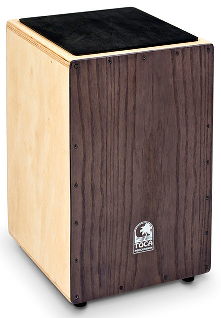 Toca Wooden Cajon in Natural with Ash Wood Front Plate