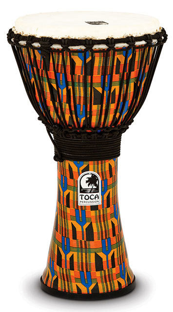 Toca Freestyle 2 Series Djembe 10 Inch Kente Cloth