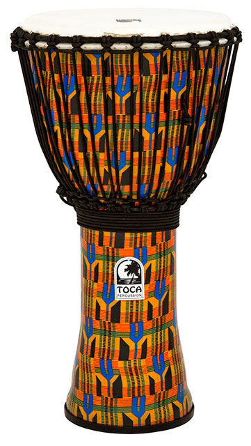 Toca Freestyle 2 Series Djembe 12 Inch Kente Cloth