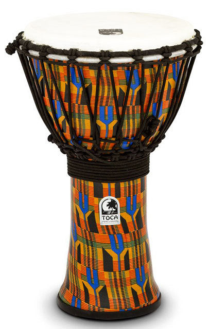 Toca Freestyle 2 Series Djembe 9 Inch Kente Cloth