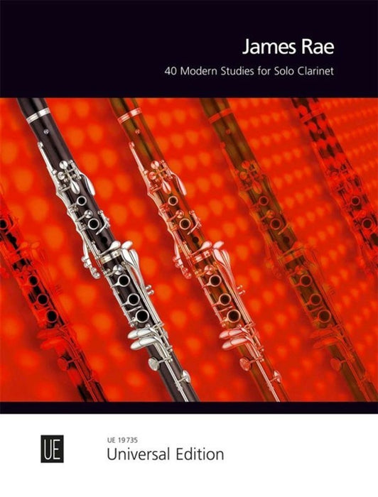 40 Modern Studies for Solo Clarinet by James Rae