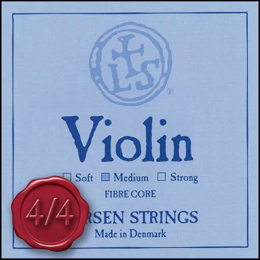 Larsen Violin Strings Aluminium Medium 4/4 Set