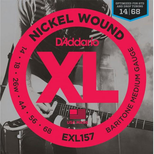 DAddario Electric Guitar Strings XL Nickel Wound Baritone 14-68 MEDIUM