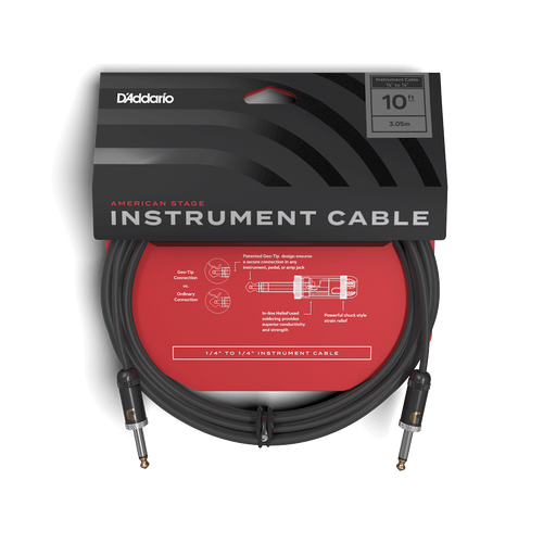 D'Addario American Stage Instrument Cable (4 sizes)