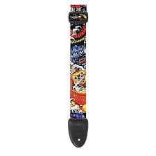 XTR Guitar Strap Poly Leather Ends Dragon
