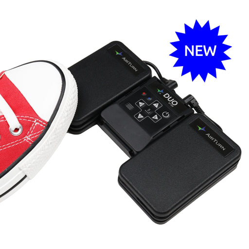 AirTurn DUO AT-DUO500 Bluetooth Wireless Pedal