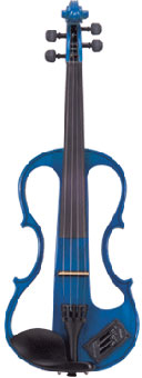 Carlo Giordano 4/4 Size Electric Violin Outfit EV202 Blue