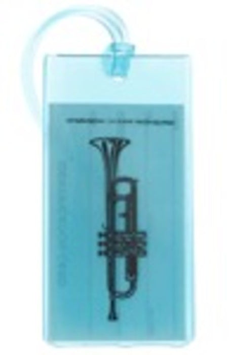 Music ID Tag Soft Rubber - Trumpet