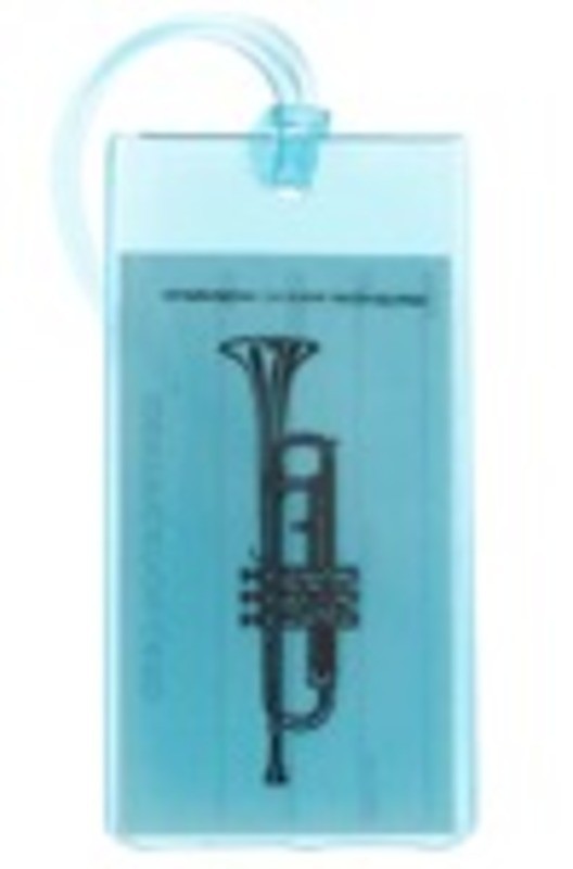 Music ID Tag Soft Rubber - Trumpet