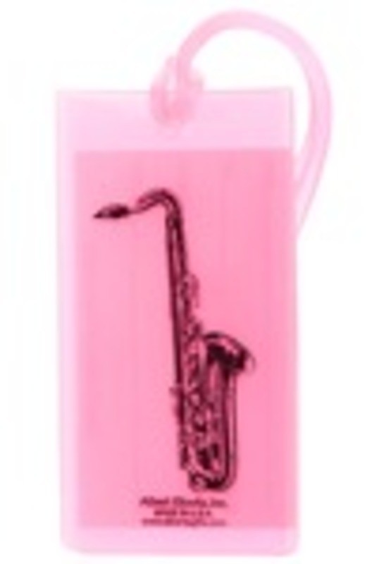 Music ID Tag Soft Rubber Saxophone Perth Music Shop — Crescendo