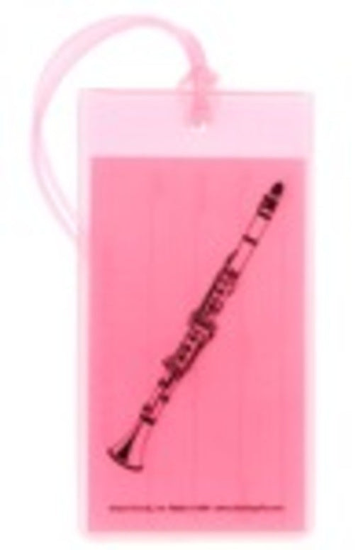 Music ID Tag Soft Rubber - Clarinet