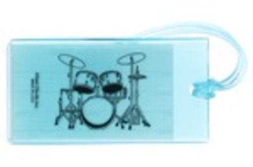 Music ID Tag Soft Rubber - Drum Set Drum Kit