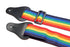 LM  Guitar Strap 2′ Poly Web Seatbelt Material - Rainbow
