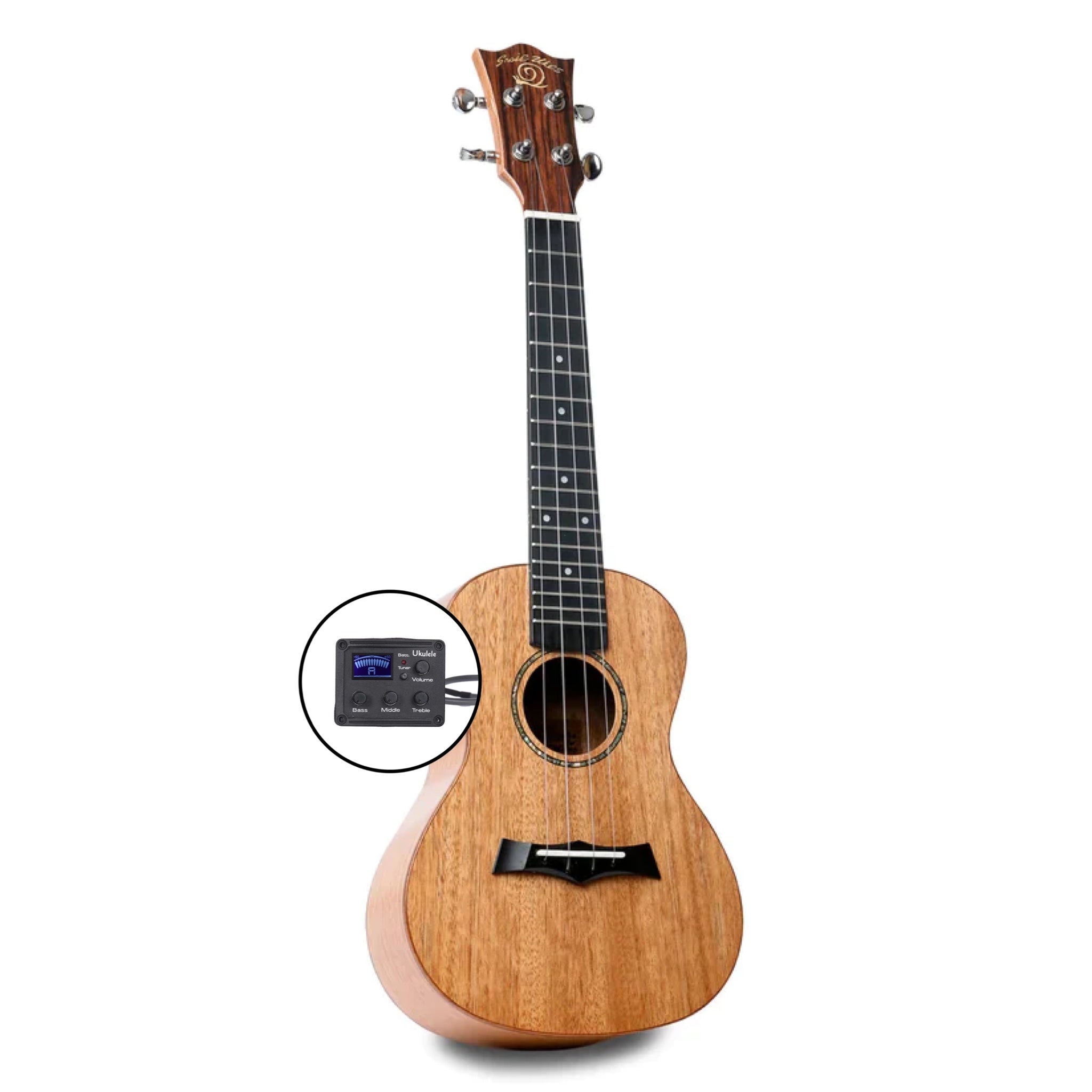 Snail Concert M1 Mahogany Ukulele with Pickup