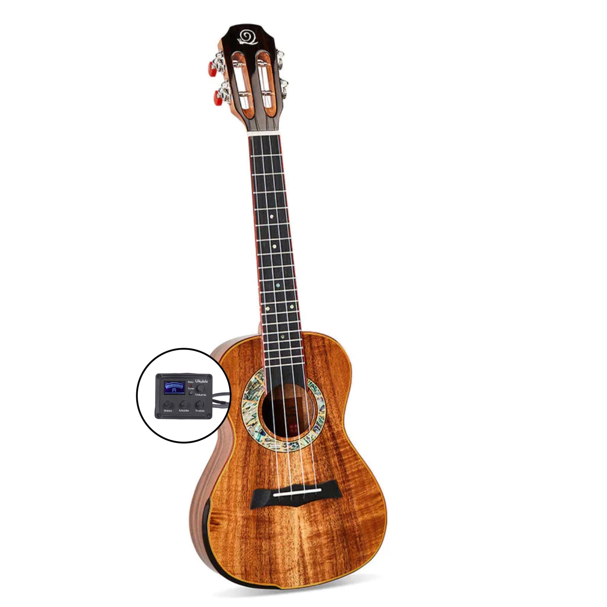 Snail Concert S60C Solid Acacia Ukulele with Pickup