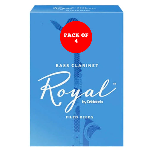 Royal Bass Clarinet Reeds Pack of 4