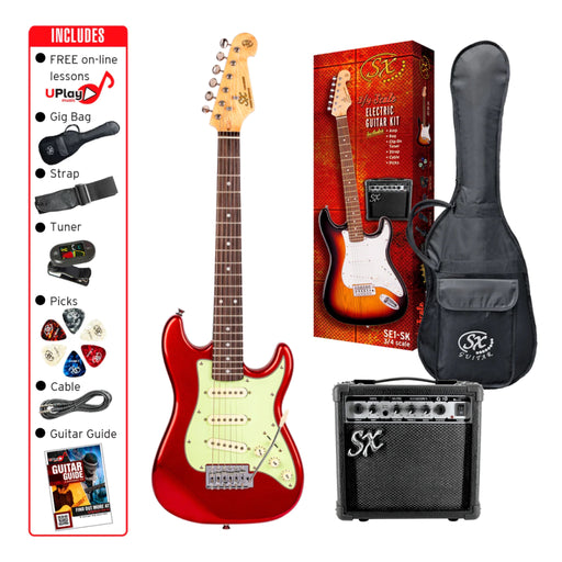 SX Beginner Electric Guitar Pack 1/2