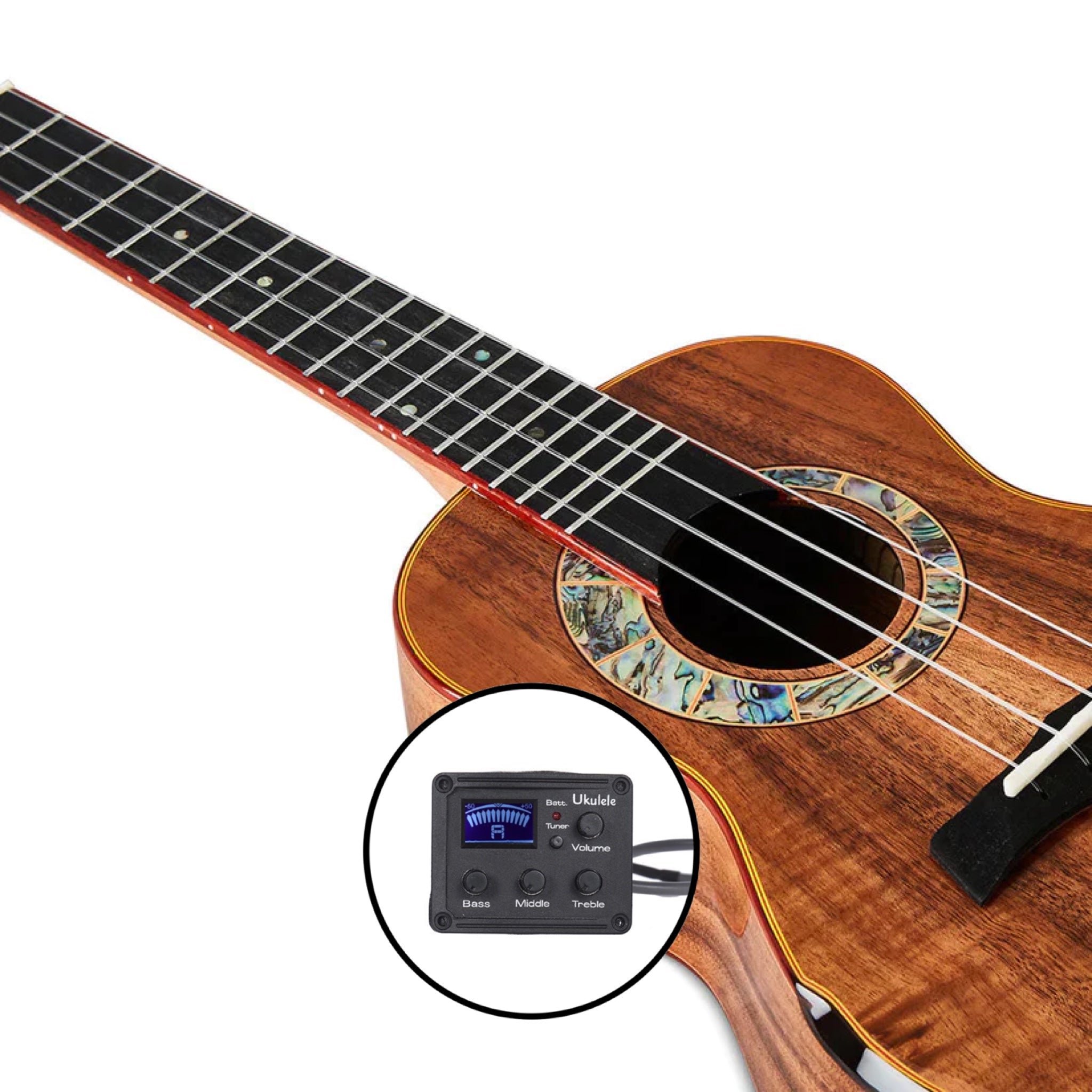 Snail Concert S60C Solid Acacia Ukulele with Pickup