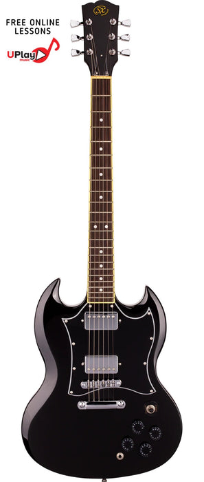 SX SG Style Electric Guitar Black