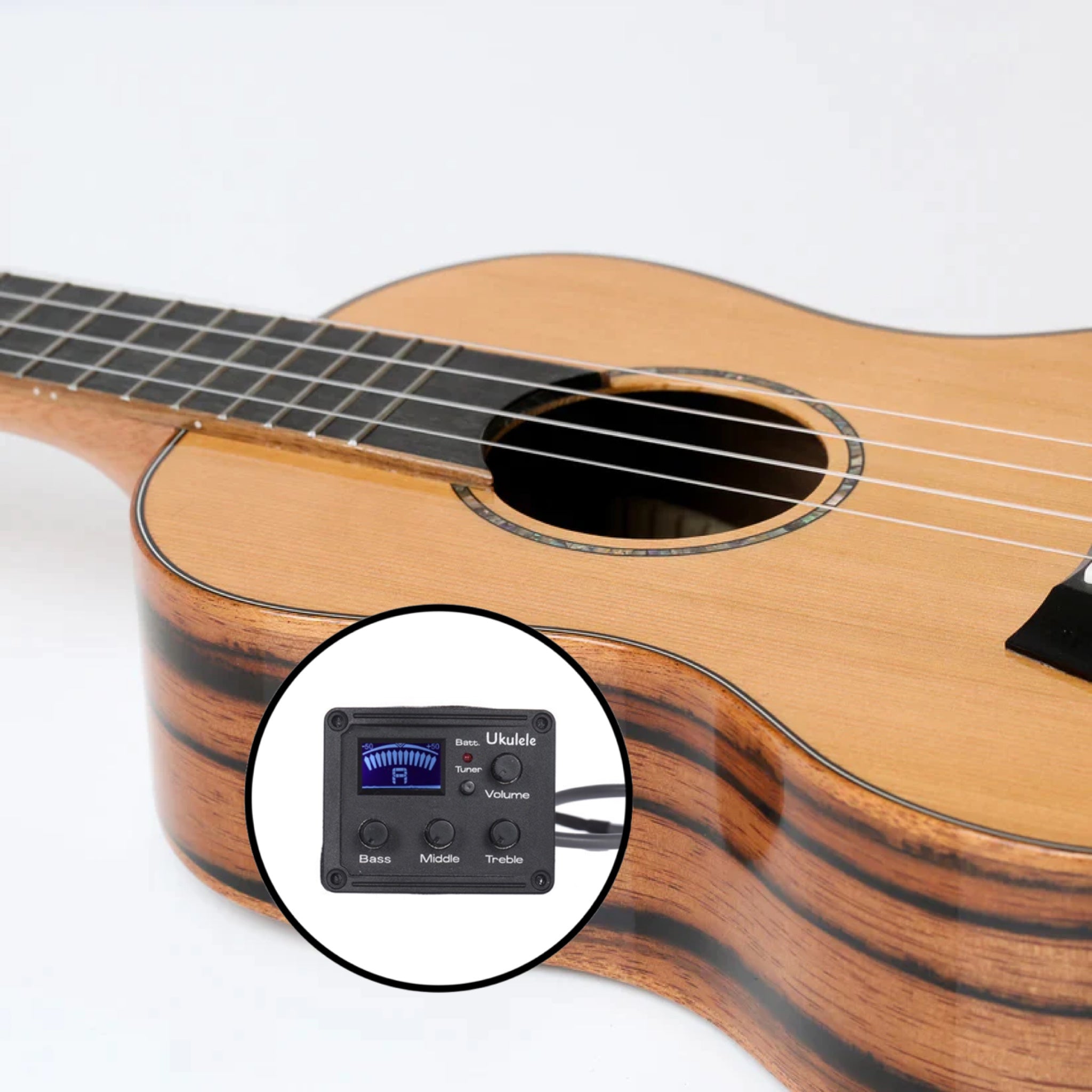 Snail Tenor BHC-6T Solid Cedar Ukulele with Pickup