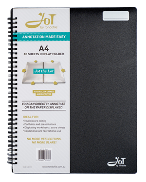 Rondofile Jot with Black Cover (10 sheets)