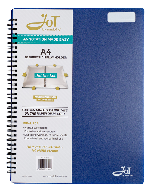 Rondofile Jot with Blue Cover (10 sheets)