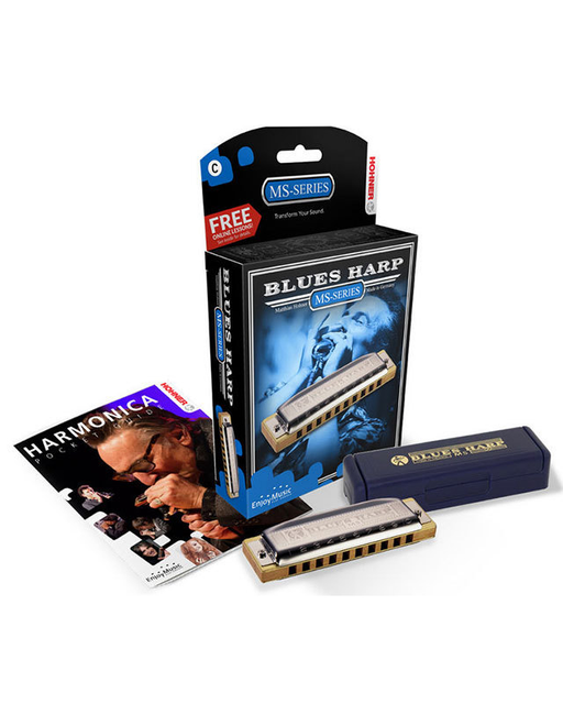 Hohner MS Series Blues Harp Harmonica Crescendo Music Perth