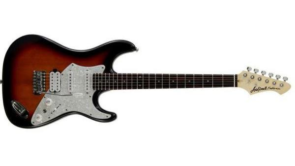 Aria 714-STD Series Electric Guitar in 3 Tone Sunburst